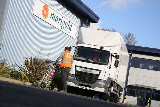 Marigold Food Distributors Logo - Carrier Transicold's selected by Marigold Health Foods | Warehouse ...