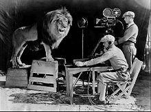 Black and White Lion Logo - Leo the Lion (MGM)