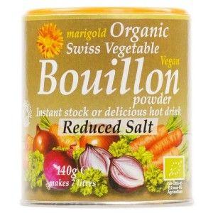 Marigold Food Distributors Logo - Marigold Organic Reduced Salt Swiss Vegetable Bouillon Powder 140g