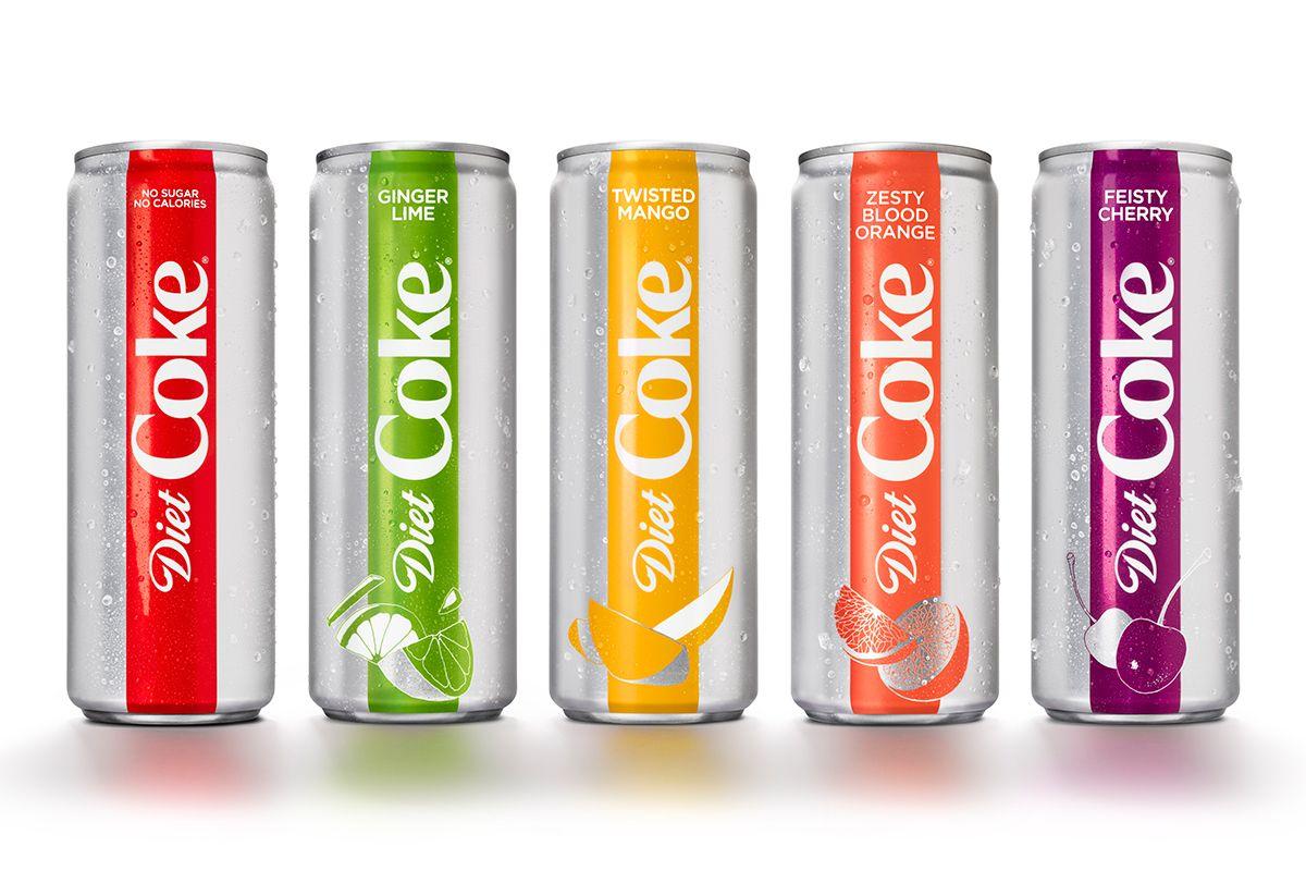New Diet Coke Logo - Diet Coke Gets a New Look, Adds Flavors