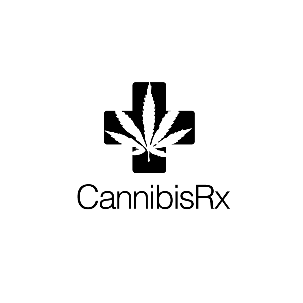 Black and White Medical Cross Logo - CannabisRX—Marijuana Leaf Medical Cross Logo Design | Logo Cowboy