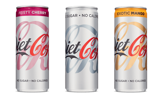 New Diet Coke Logo - Because I Can': Diet Coke reveals new look and delicious new flavours