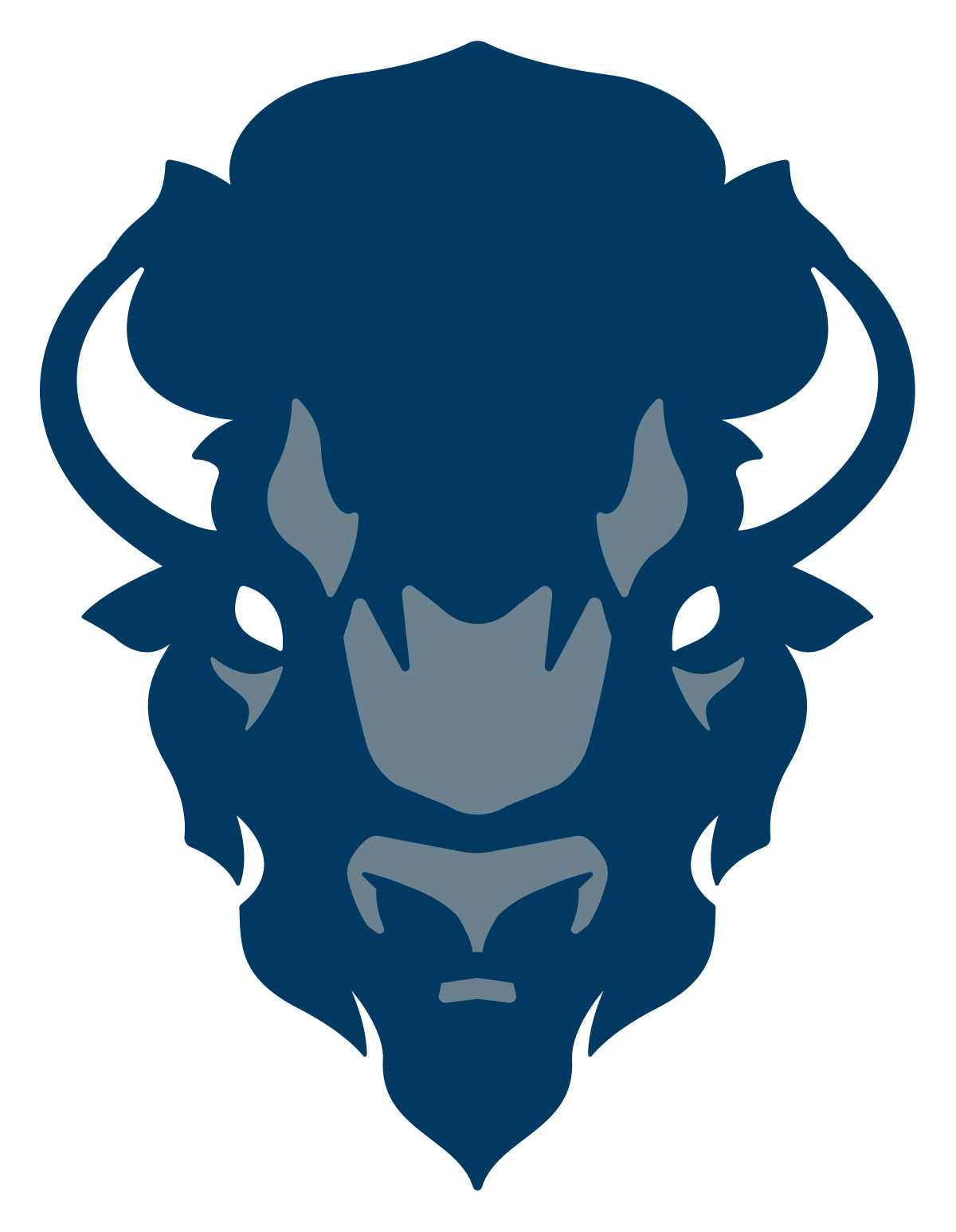 Green Bison Logo - Howard Bison