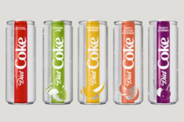 New Diet Coke Logo - Diet Coke Gets a New Look, Adds Flavors