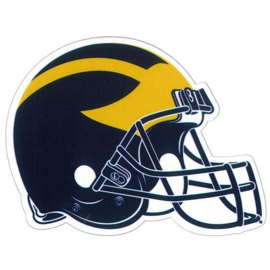 University of Michigan Helmet Logo - SDS University of Michigan Football Helmet 5'' Ultra Durable Dizzlers ...