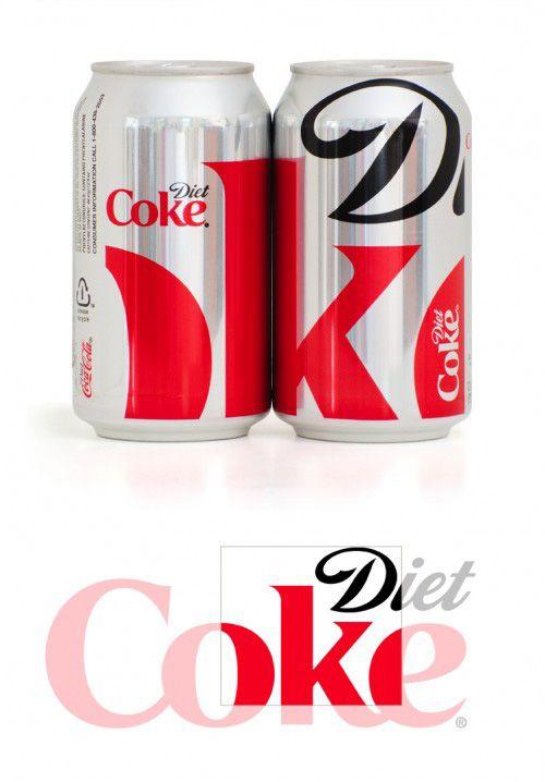 Diet Coke Can Logo - Brand New: Massive Diet Coke