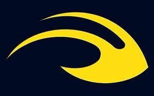 University of Michigan Helmet Logo - University Of Michigan Wolverines Winged Helmet 6 Truck Car Window