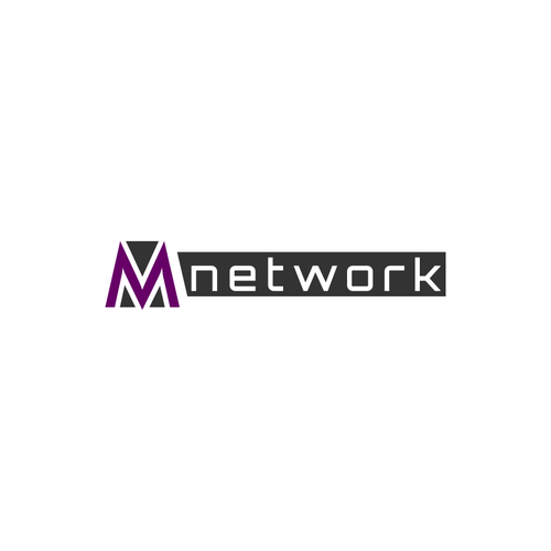 White with Purple M Logo - New logo wanted for M Network | Logo design contest
