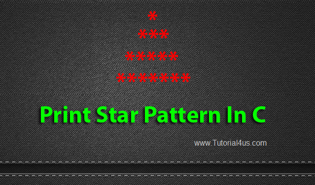 Star Triangle Logo - Print Star Pattern in C | Print Star in C | Print Star Triangle in C ...