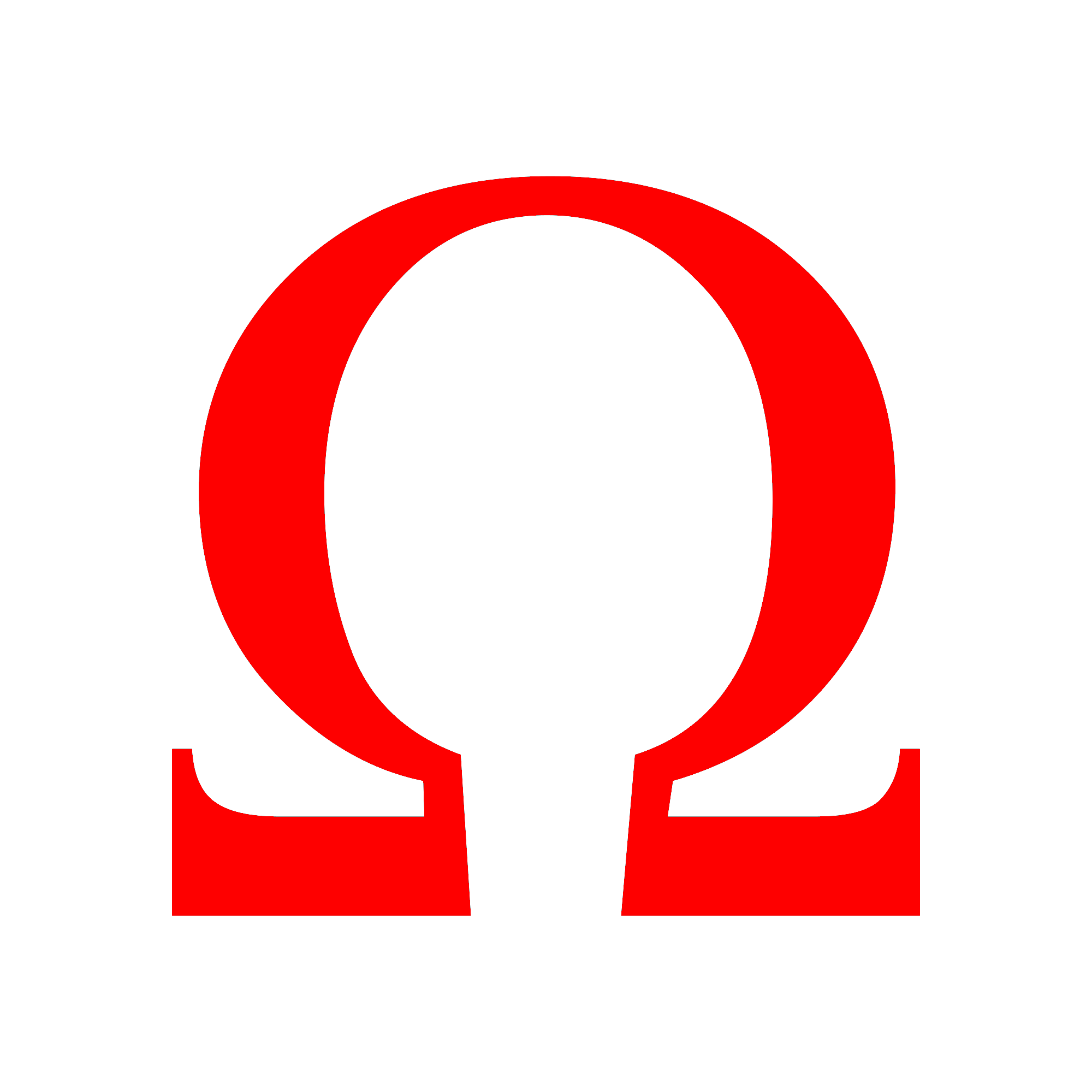 Red Omega Logo - File:Greek Omega letter (red).png - Wikimedia Commons