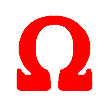 Red Omega Logo - Doctor Omega