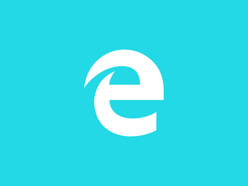 White Microsoft Edge Logo - Microsoft Edge Icon Sketch freebie - Download free resource for ...
