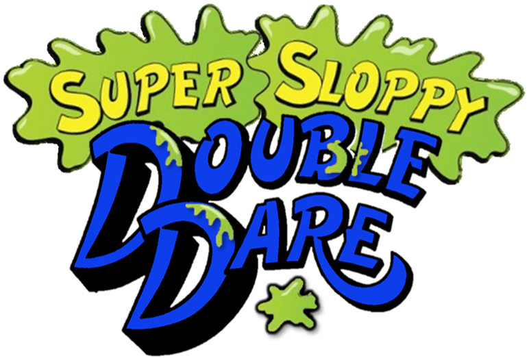 Double Dare Logo - Image - Super Sloppy Double Dare blue logo.png | Logopedia | FANDOM ...