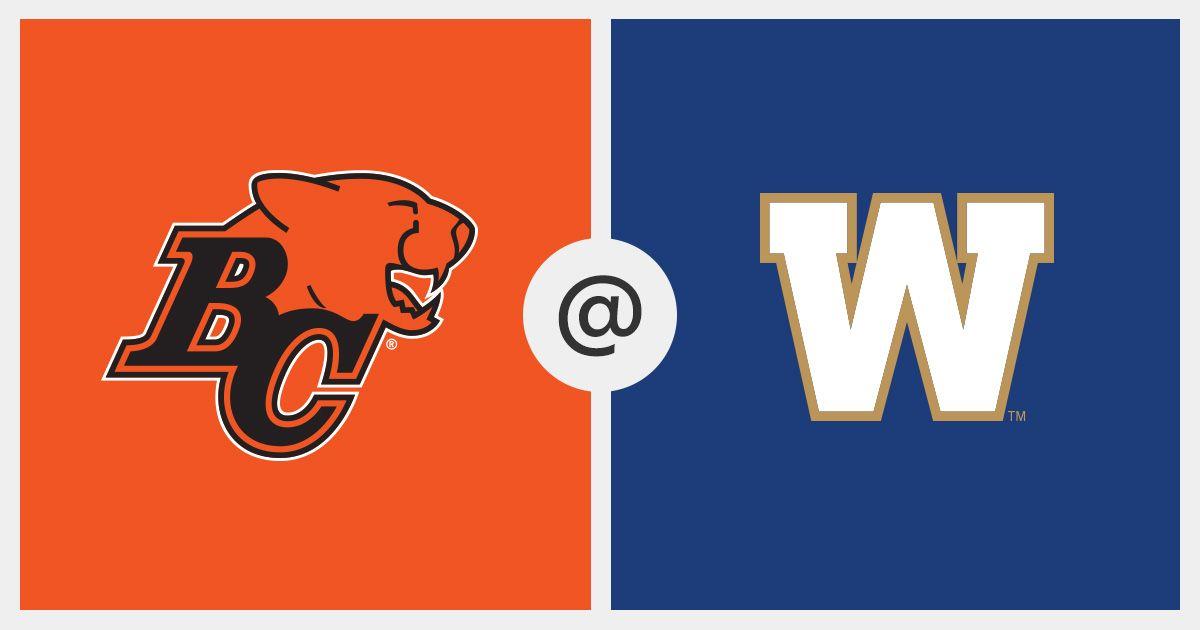 Red and Blue CFL Logo - 2017-10-28 Game Tracker - BC Lions vs. Winnipeg Blue Bombers (2446 ...