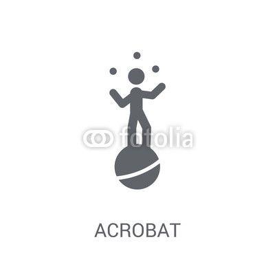 Acrobat Logo - Acrobat icon. Trendy Acrobat logo concept on white background from ...