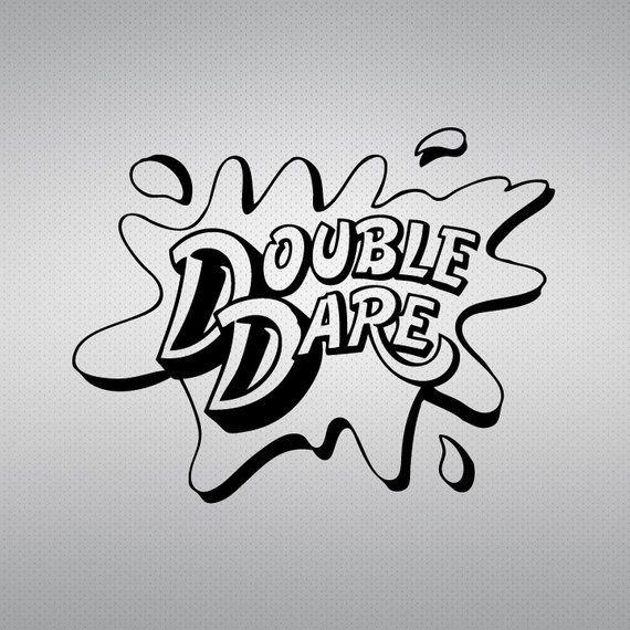 Double Dare Logo - SALE price Double Dare Kids TV Show Car Window and
