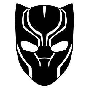 Black Panther Marvel Logo - Black Panther - Marvel Comics Avengers Sticker Vinyl Decal window ...