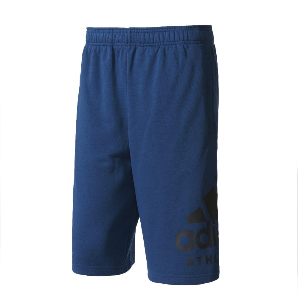 Adidas Shorts Logo - adidas Mens SID Athletics Logo Shorts in Blue | Excell Sports UK