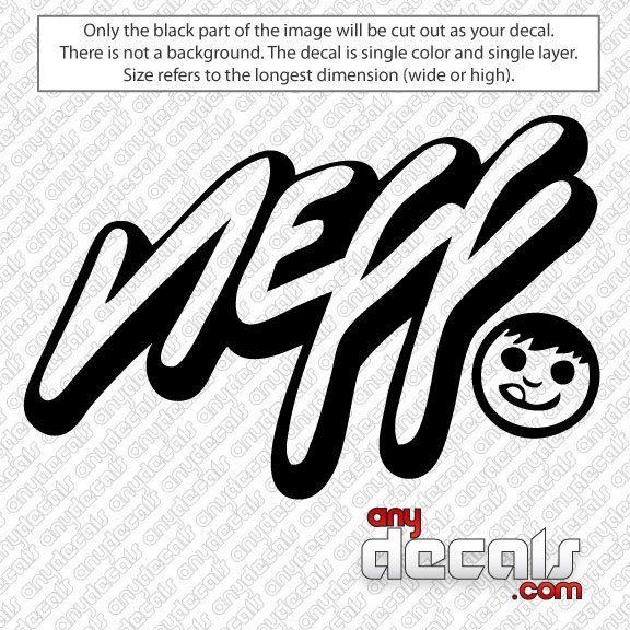 Neff Skateboard Logo - Car Decals Stickers. Neff Style Skateboard Car Decal
