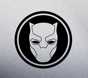 Black Panther Logo - BLACK PANTHER MARVEL DECAL LOGO FOR CAR/VAN/LAPTOP VINYL STICKER ...