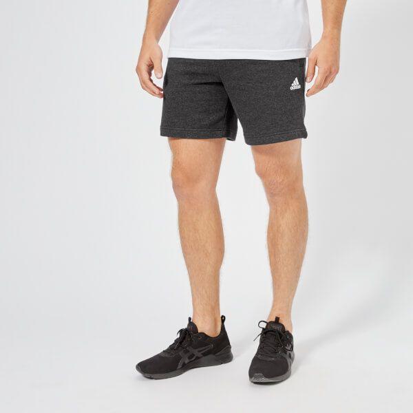 Adidas Shorts Logo - adidas Men's Side Logo Shorts - Black Melange Sports & Leisure ...