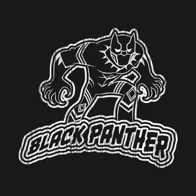 Black Panther Marvel Logo - Panther – The Cool T-Shirt