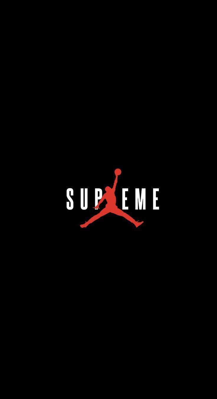 Unique Jordan Logo - Be unique! | Street&Fashion | Pinterest | Supreme wallpaper, Iphone ...