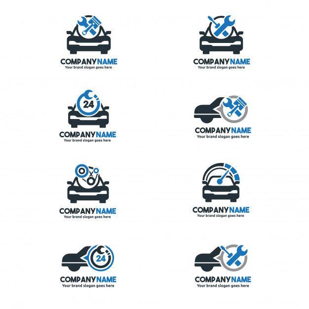 Car Service Logo - Car service logo set, car repair center set, car service brand ...