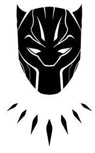 Black Panther Marvel Logo - Decal Vinyl Truck Car Sticker - Marvel Comics Avengers Black Panther ...