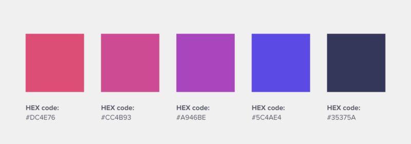 Violet Colored Logo - 31 Inspirational Brand Colors And How To Use Them | Piktochart Blog