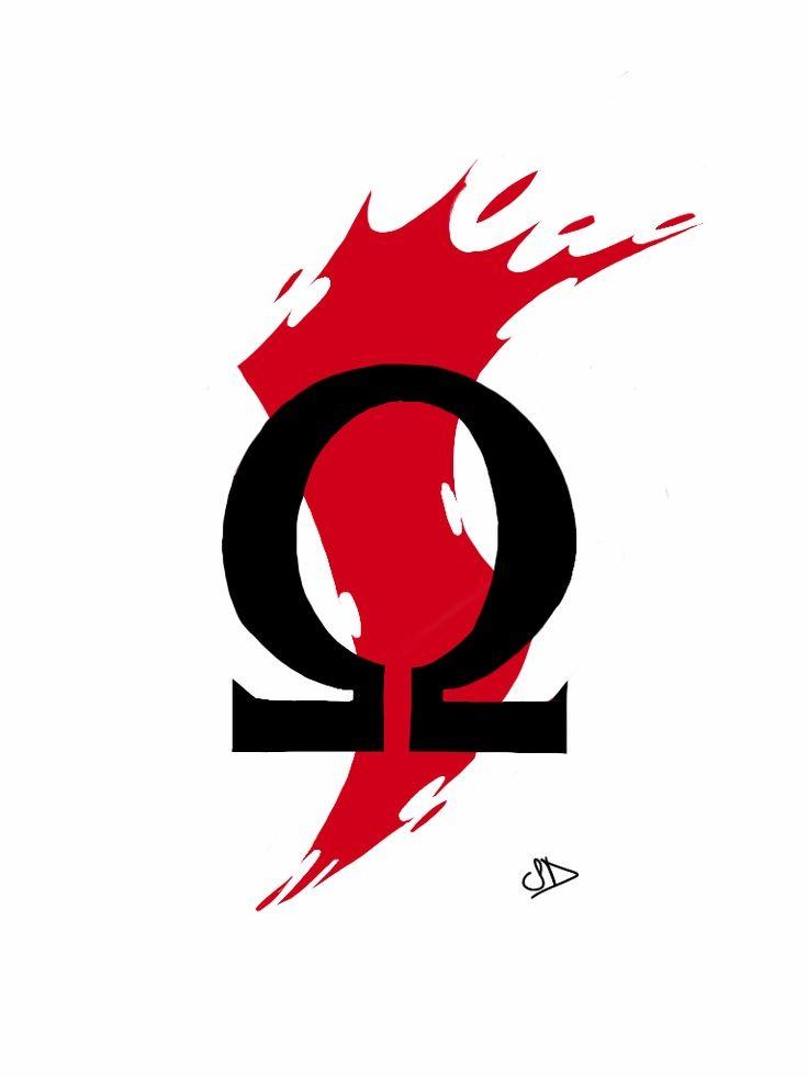 Red Omega Logo - archer ares god of war omega logo. Tatts. God of War