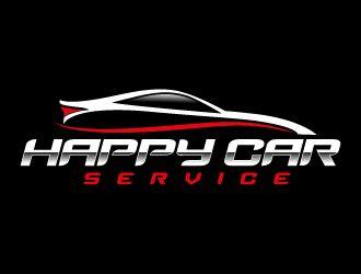 Car Service Logo - Happy Car Service logo design