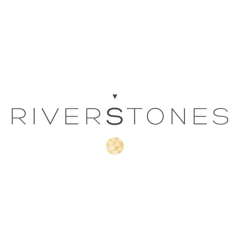 Gold Black and White Logo - Reverie Ring Gold Black - Riverstones