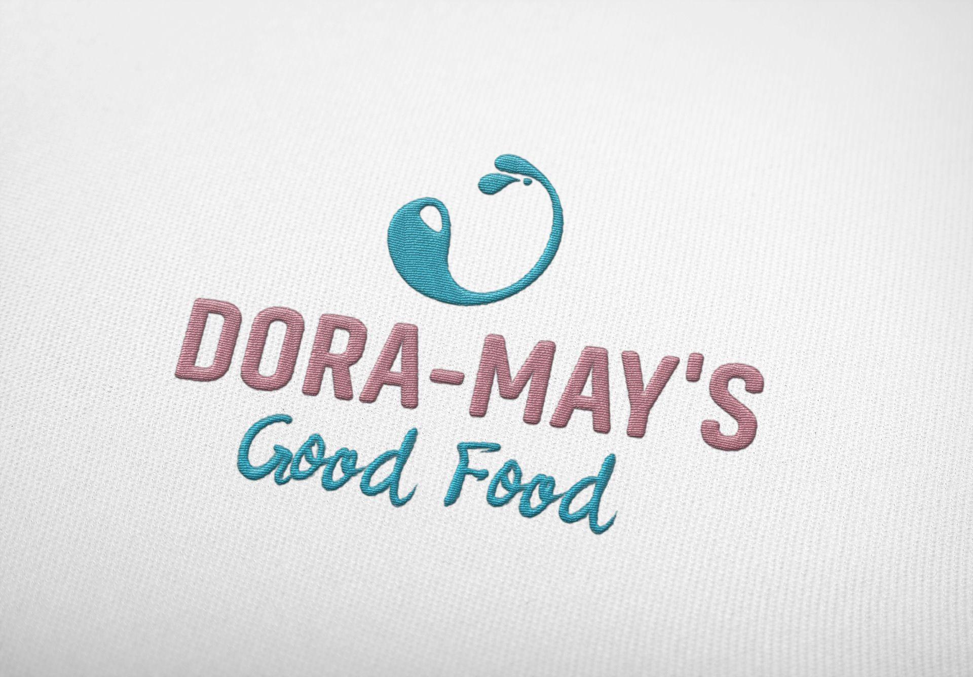 Small Food Logo - Mossom Design May's Good Food Logo And Branding