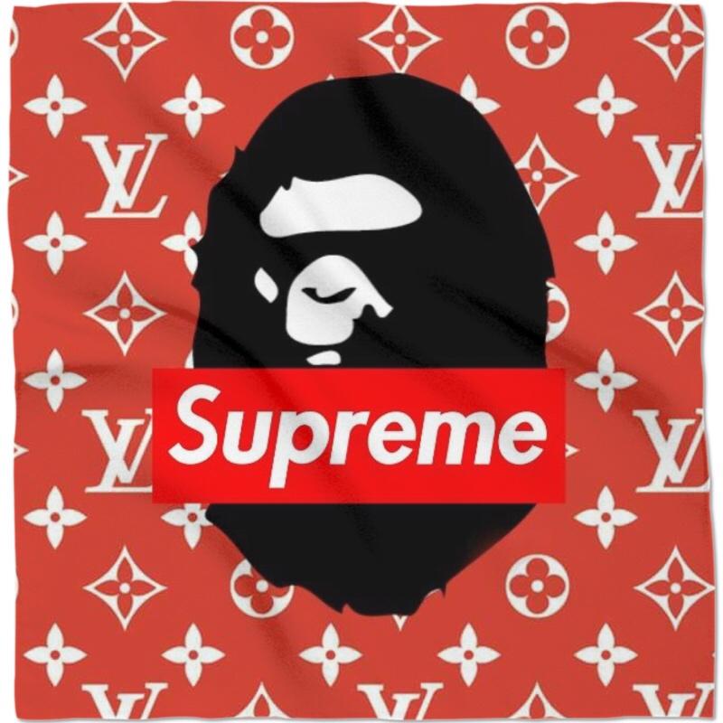 Supreme X BAPE Logo - Supreme X Luis Vuitton X Bape