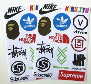 Supreme BAPE Logo - Buy 1 get 1 Free Brands Supreme BAPE Sneaker Logo Skateboard Laptop ...