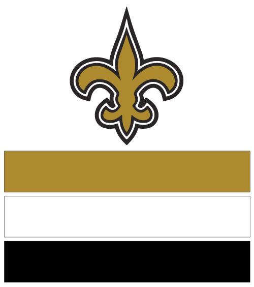 Gold Black and White Logo - New Orleans Saints Football Nail Art Ideas & Designs | Spirit Wear ...