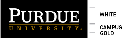 Gold Black and White Logo - Academic Logo Guidelines - Brand Toolkit - Purdue University