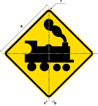 RR Crossing Logo - Sign specifications | NZ Transport Agency