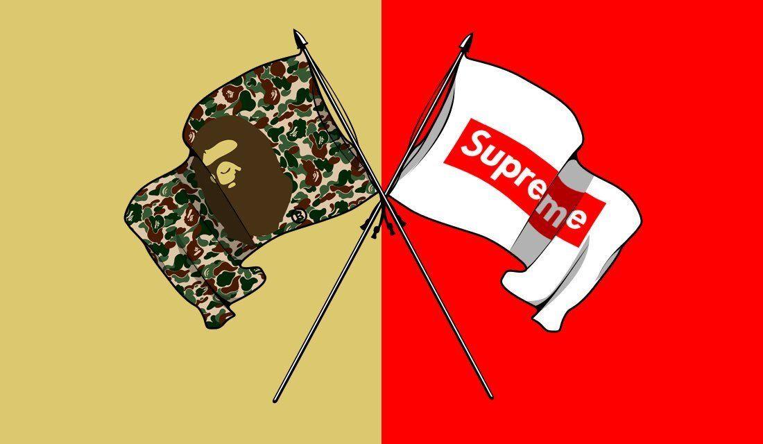 Supreme BAPE Logo - Supreme and BAPE Are Rumored To Collaborate This Year! - ForceCop ...