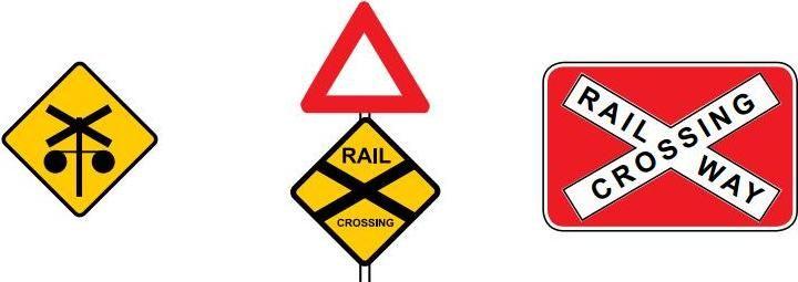 RR Crossing Logo - Railway crossings - Road rules - Safety & rules - Roads - Roads and ...