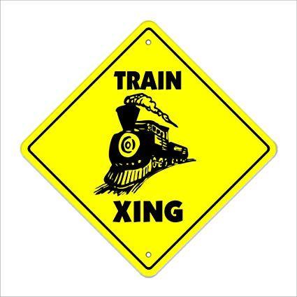 RR Crossing Logo - Amazon.com: Train Crossing Sign Zone Xing | Indoor/Outdoor | 12 ...
