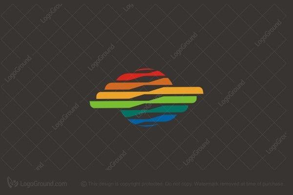 Rainbow Globe Logo - Rainbow Globe Logo