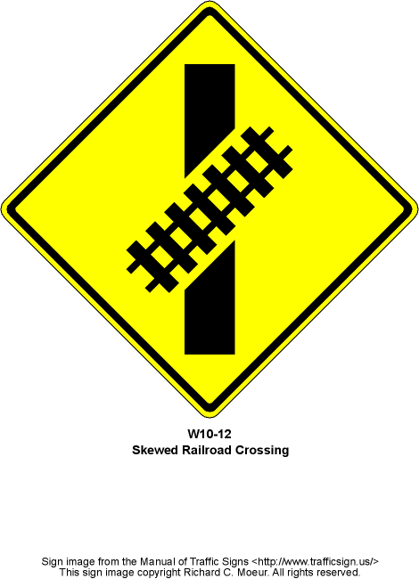RR Crossing Logo - Manual of Traffic Signs - Railroad and Light Rail Signs