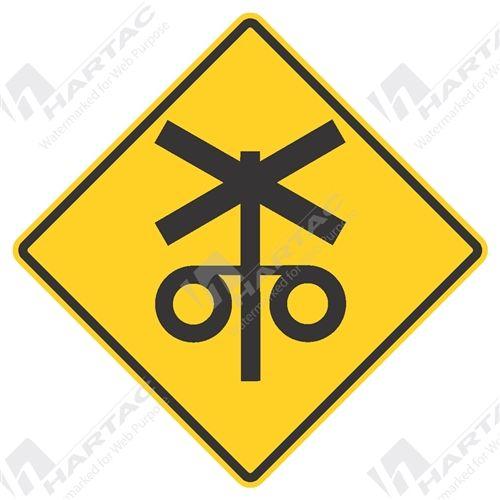 RR Crossing Logo - Warning Signs - Railway Crossing Flashing Signal Ahead Aluminium ...