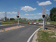 RR Crossing Logo - Level crossing