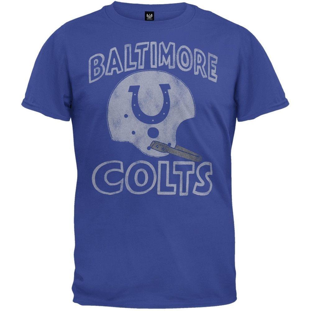 Colts Old Logo - Baltimore Colts - Old School Helmet Soft T-Shirt | Clothes I want ...