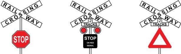 RR Crossing Logo - Railway crossings - Road rules - Safety & rules - Roads - Roads and ...