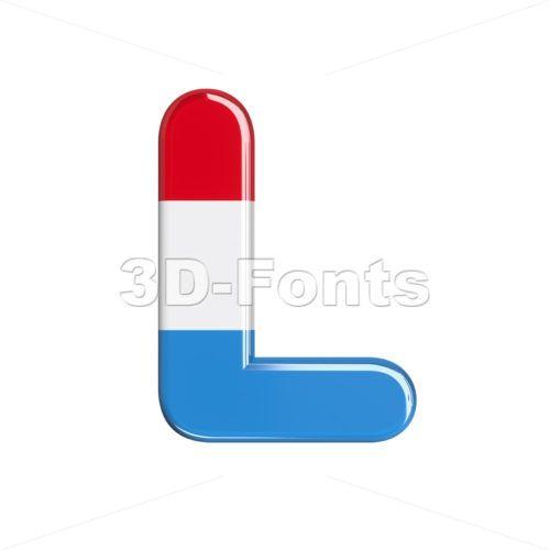 V and L Capital Logo - Capital Luxembourg Letter V. Upper Case Character On White Background