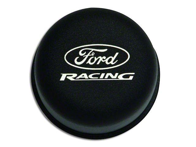 Black and White Ford Racing Logo - Ford Performance Mustang Black Breather Cap w/ Ford Racing Logo M